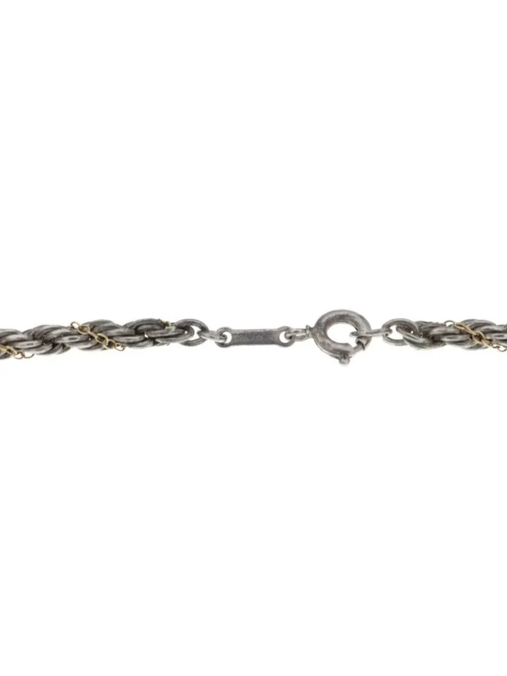 Tiffany & Co Twisted Chain Necklace Silver